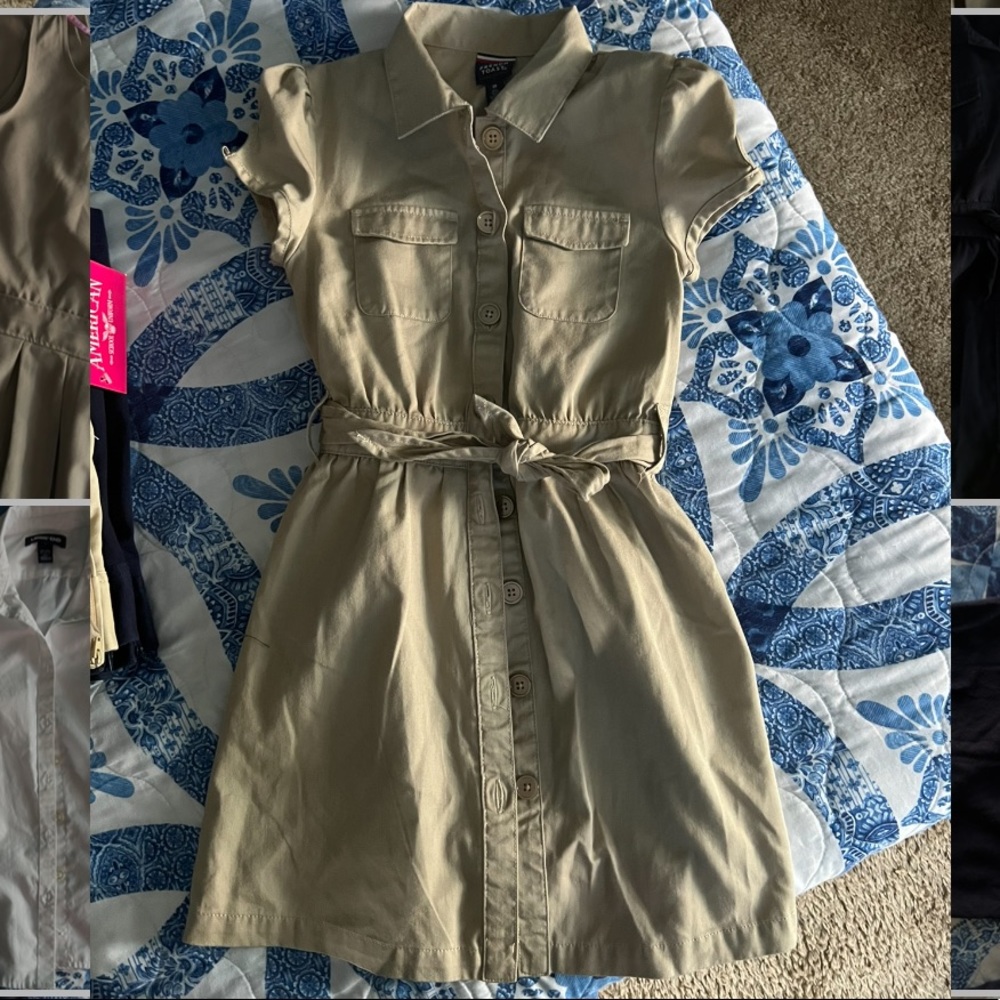 2 Girl Uniform dresses